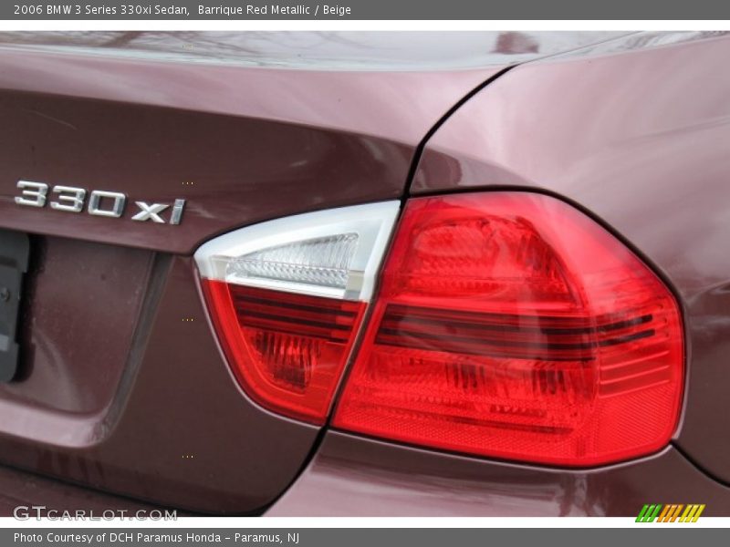 Barrique Red Metallic / Beige 2006 BMW 3 Series 330xi Sedan