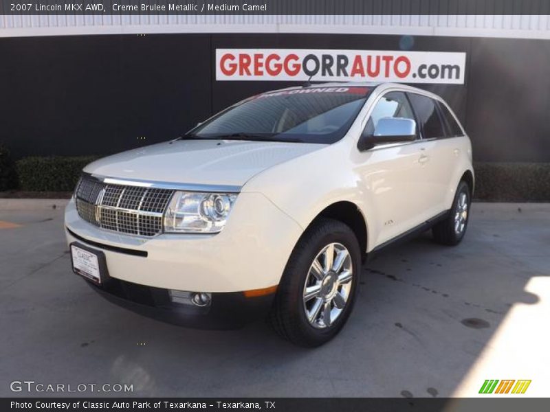 Creme Brulee Metallic / Medium Camel 2007 Lincoln MKX AWD