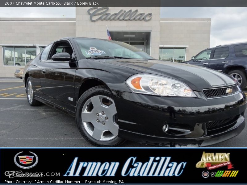 Black / Ebony Black 2007 Chevrolet Monte Carlo SS