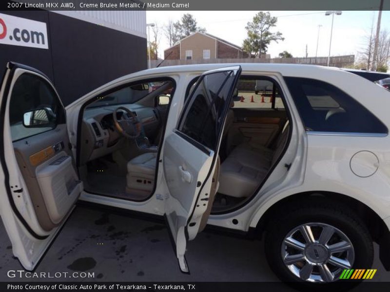 Creme Brulee Metallic / Medium Camel 2007 Lincoln MKX AWD