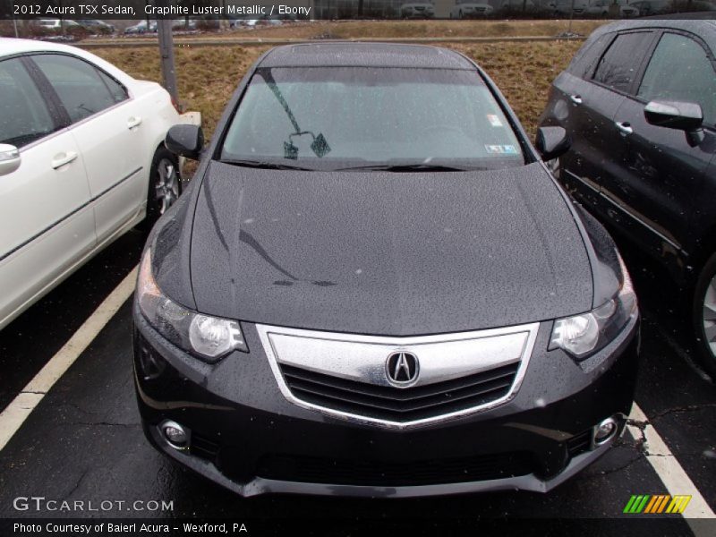 Graphite Luster Metallic / Ebony 2012 Acura TSX Sedan