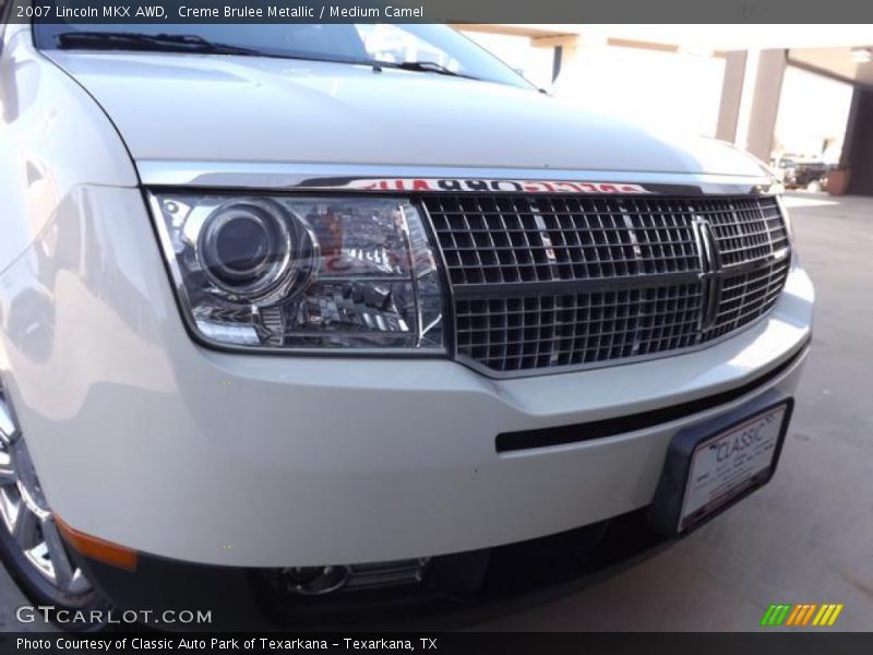 Creme Brulee Metallic / Medium Camel 2007 Lincoln MKX AWD