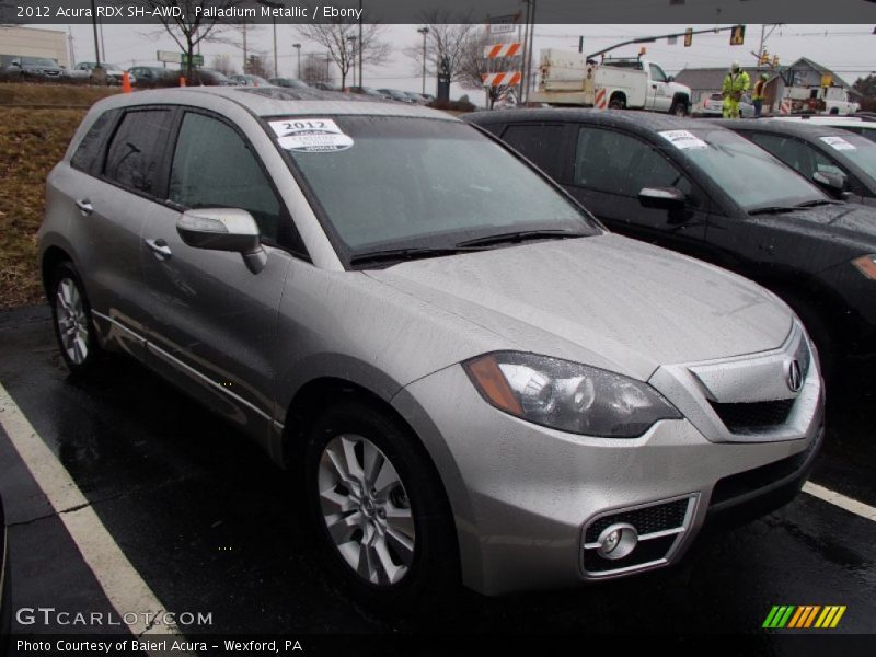 Palladium Metallic / Ebony 2012 Acura RDX SH-AWD