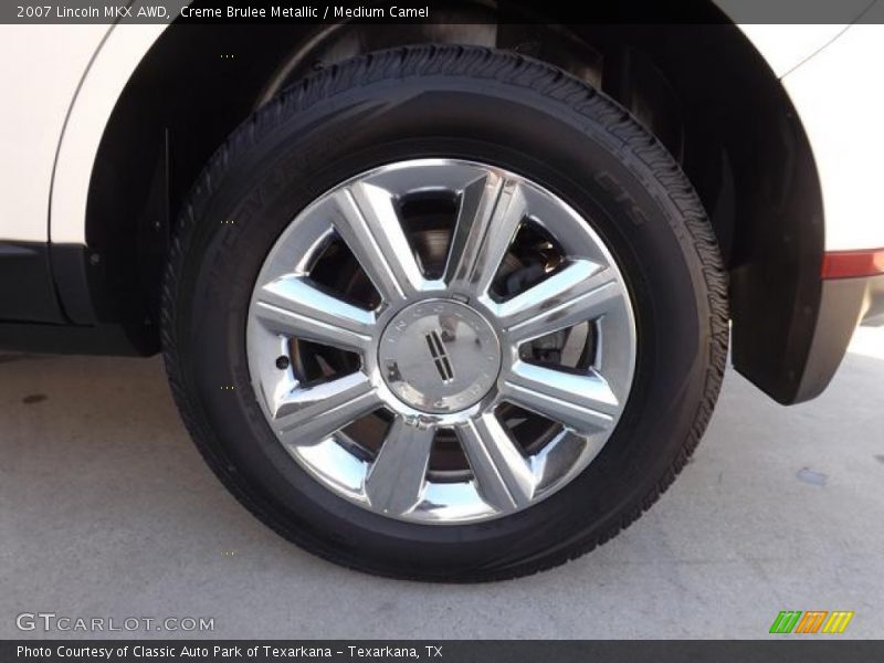 Creme Brulee Metallic / Medium Camel 2007 Lincoln MKX AWD