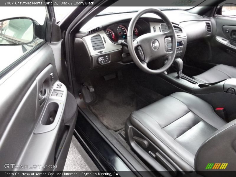  2007 Monte Carlo SS Ebony Black Interior