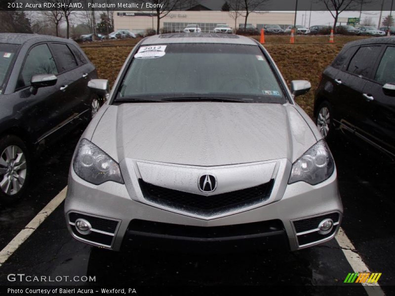 Palladium Metallic / Ebony 2012 Acura RDX SH-AWD
