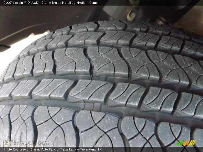 Creme Brulee Metallic / Medium Camel 2007 Lincoln MKX AWD