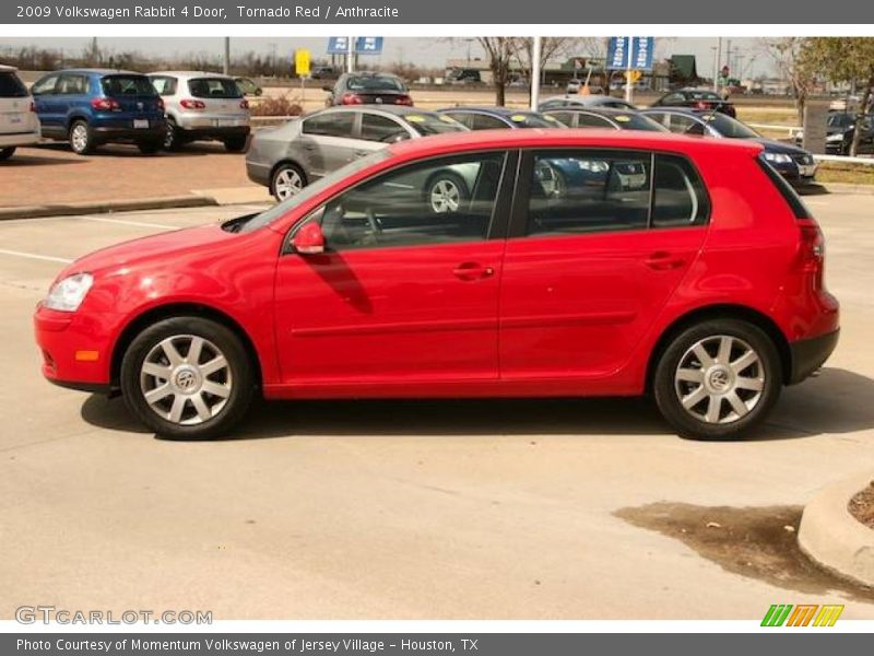 Tornado Red / Anthracite 2009 Volkswagen Rabbit 4 Door