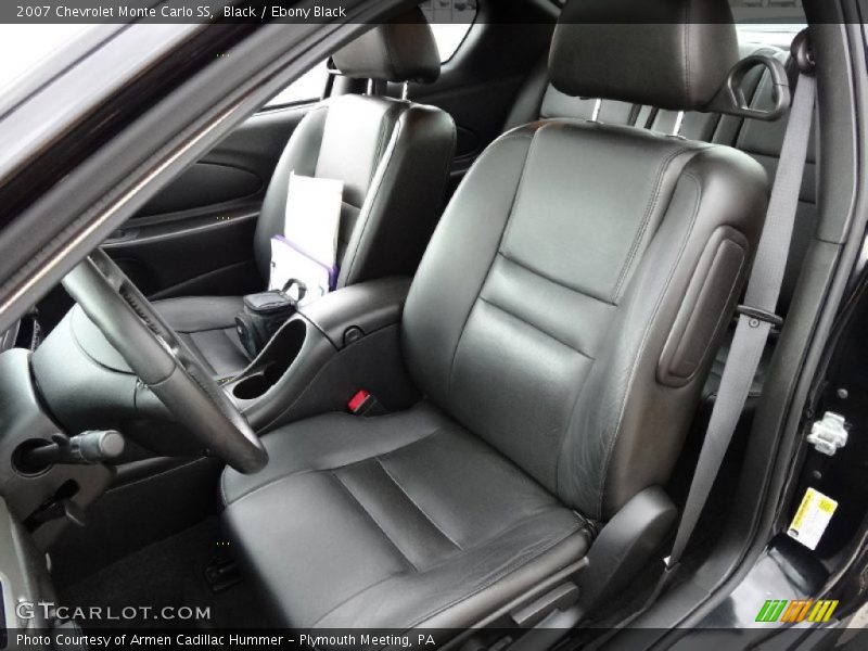 Front Seat of 2007 Monte Carlo SS