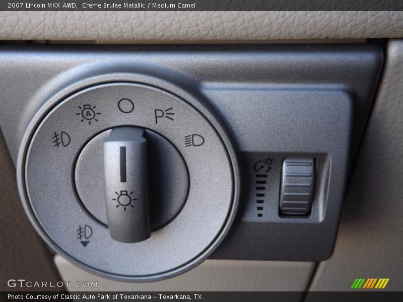 Controls of 2007 MKX AWD