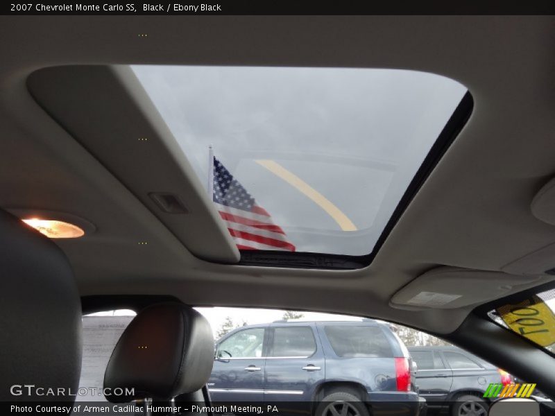 Sunroof of 2007 Monte Carlo SS