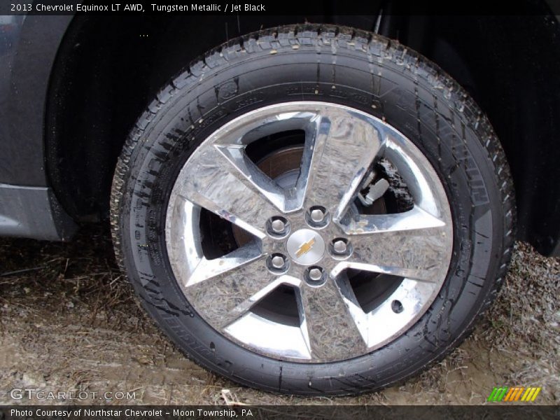 Tungsten Metallic / Jet Black 2013 Chevrolet Equinox LT AWD