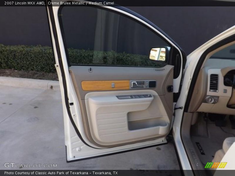 Creme Brulee Metallic / Medium Camel 2007 Lincoln MKX AWD