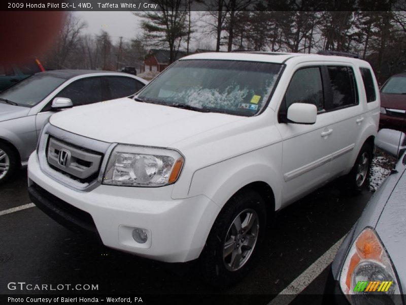 Taffeta White / Gray 2009 Honda Pilot EX-L 4WD