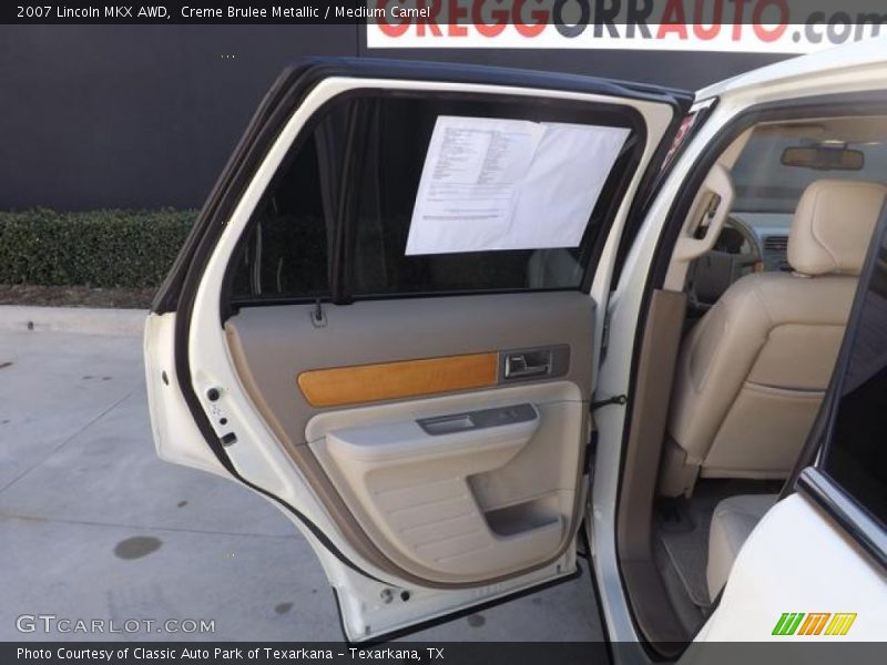 Creme Brulee Metallic / Medium Camel 2007 Lincoln MKX AWD