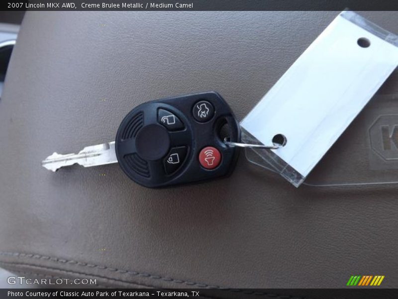 Keys of 2007 MKX AWD