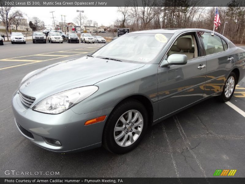 Mystic Sea Green Opalescent / Ivory 2002 Lexus ES 300