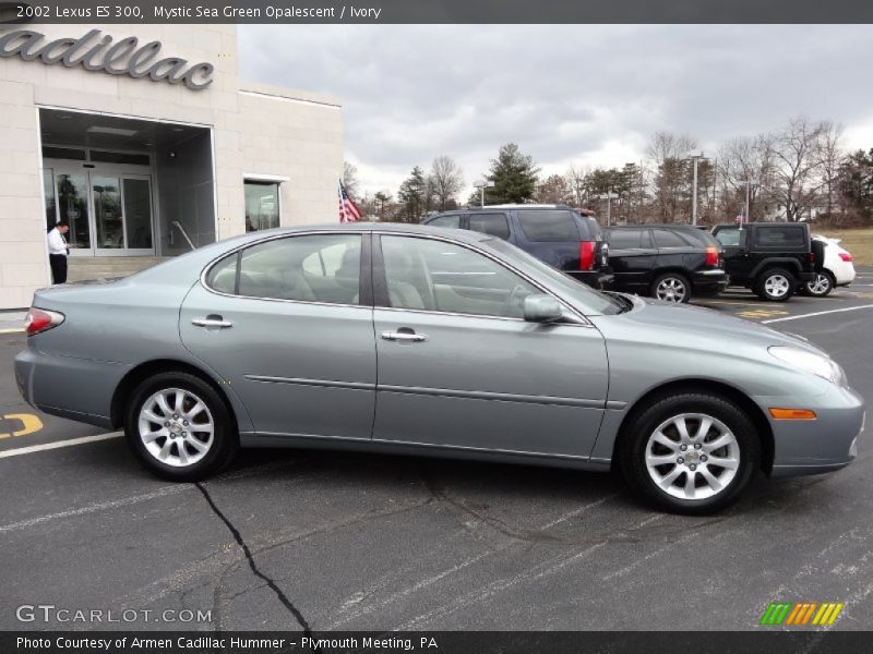 Mystic Sea Green Opalescent / Ivory 2002 Lexus ES 300