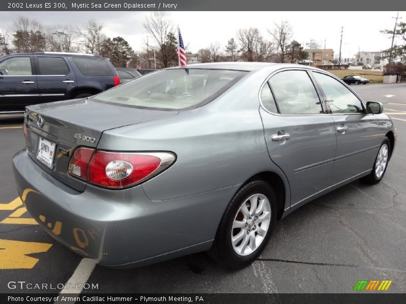 Mystic Sea Green Opalescent / Ivory 2002 Lexus ES 300