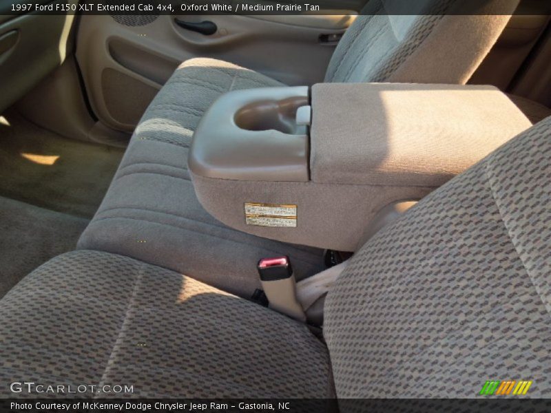 Oxford White / Medium Prairie Tan 1997 Ford F150 XLT Extended Cab 4x4