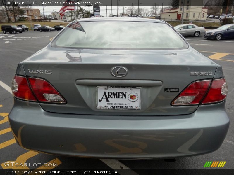 Mystic Sea Green Opalescent / Ivory 2002 Lexus ES 300