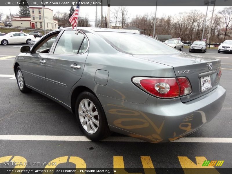 Mystic Sea Green Opalescent / Ivory 2002 Lexus ES 300