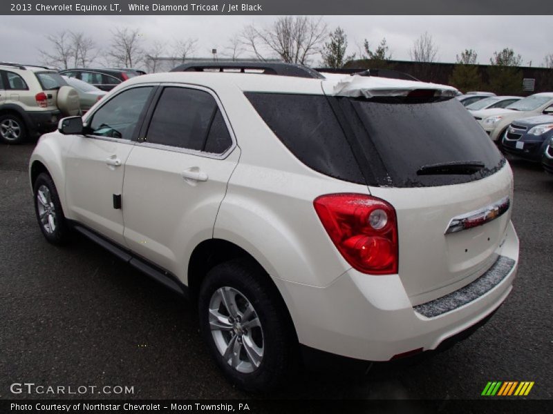 White Diamond Tricoat / Jet Black 2013 Chevrolet Equinox LT