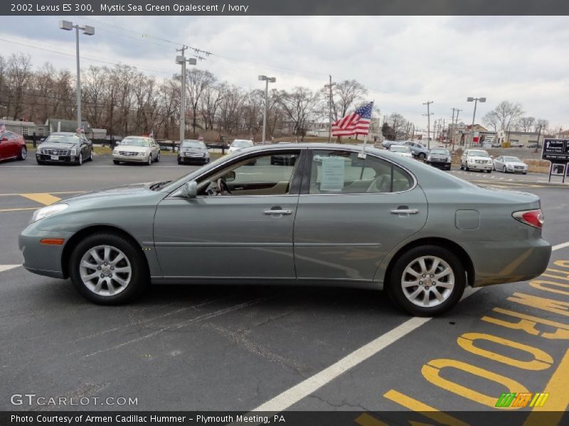 Mystic Sea Green Opalescent / Ivory 2002 Lexus ES 300