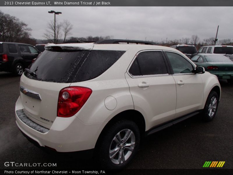 White Diamond Tricoat / Jet Black 2013 Chevrolet Equinox LT