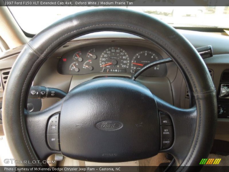 Oxford White / Medium Prairie Tan 1997 Ford F150 XLT Extended Cab 4x4