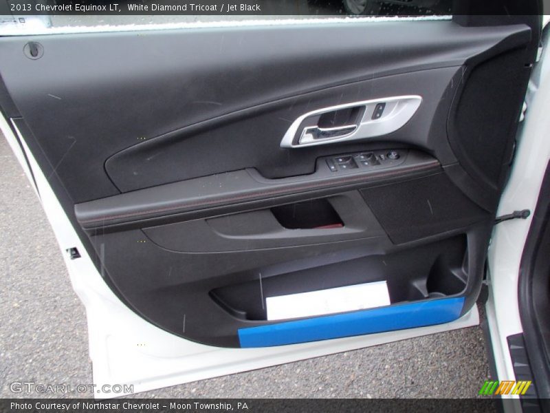 White Diamond Tricoat / Jet Black 2013 Chevrolet Equinox LT