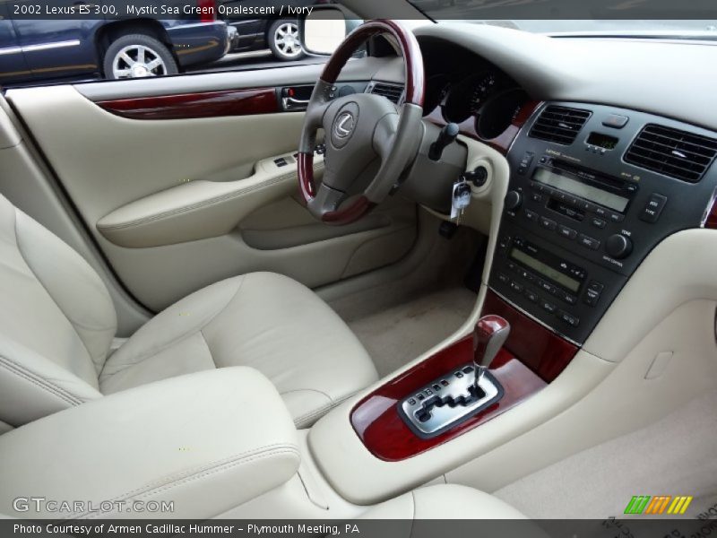 Mystic Sea Green Opalescent / Ivory 2002 Lexus ES 300