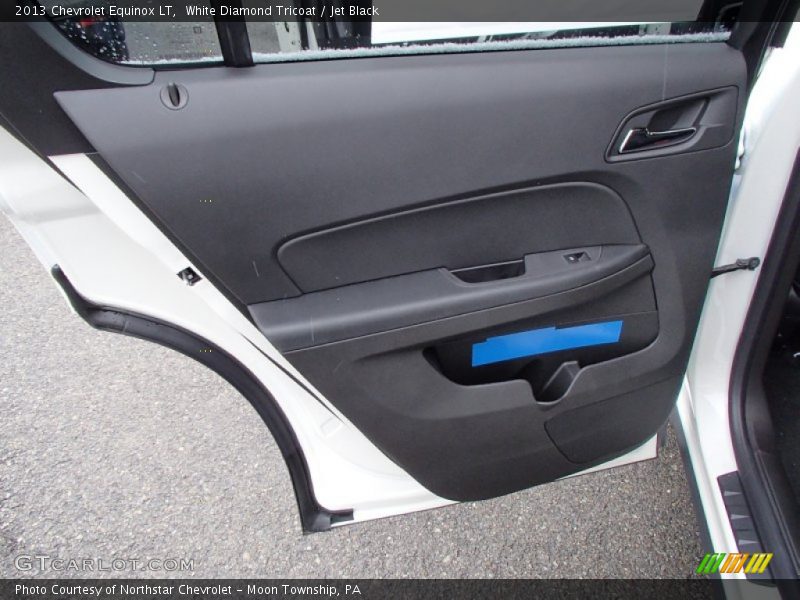 White Diamond Tricoat / Jet Black 2013 Chevrolet Equinox LT
