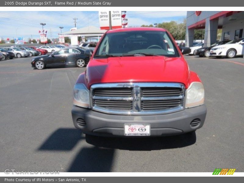 Flame Red / Medium Slate Gray 2005 Dodge Durango SXT