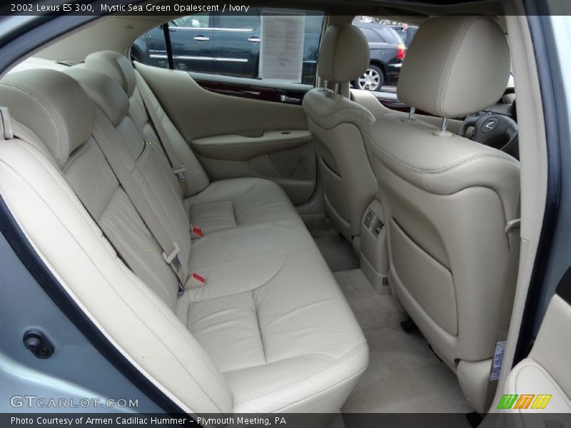 Mystic Sea Green Opalescent / Ivory 2002 Lexus ES 300