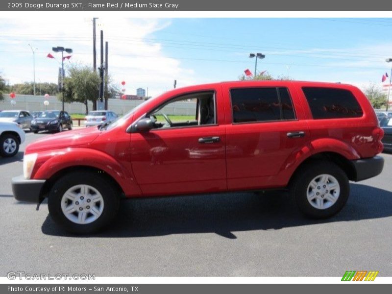 Flame Red / Medium Slate Gray 2005 Dodge Durango SXT