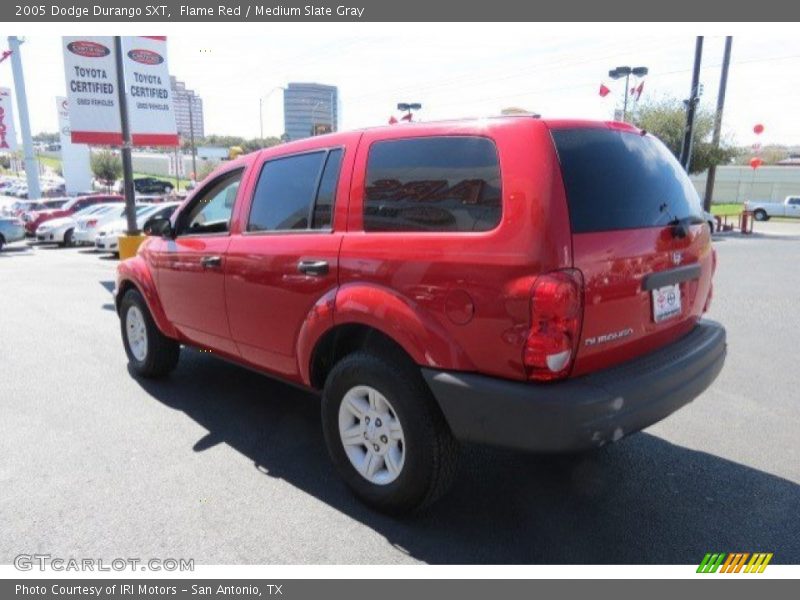 Flame Red / Medium Slate Gray 2005 Dodge Durango SXT