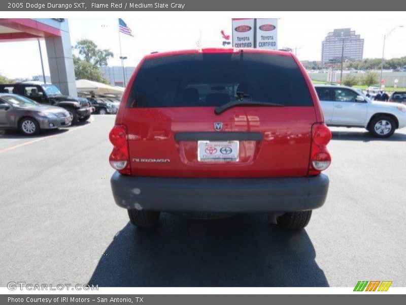 Flame Red / Medium Slate Gray 2005 Dodge Durango SXT