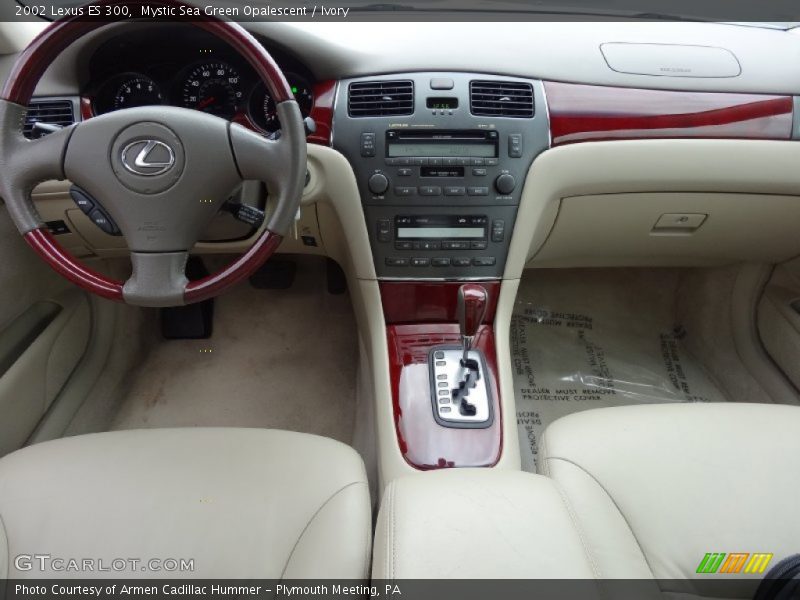 Mystic Sea Green Opalescent / Ivory 2002 Lexus ES 300