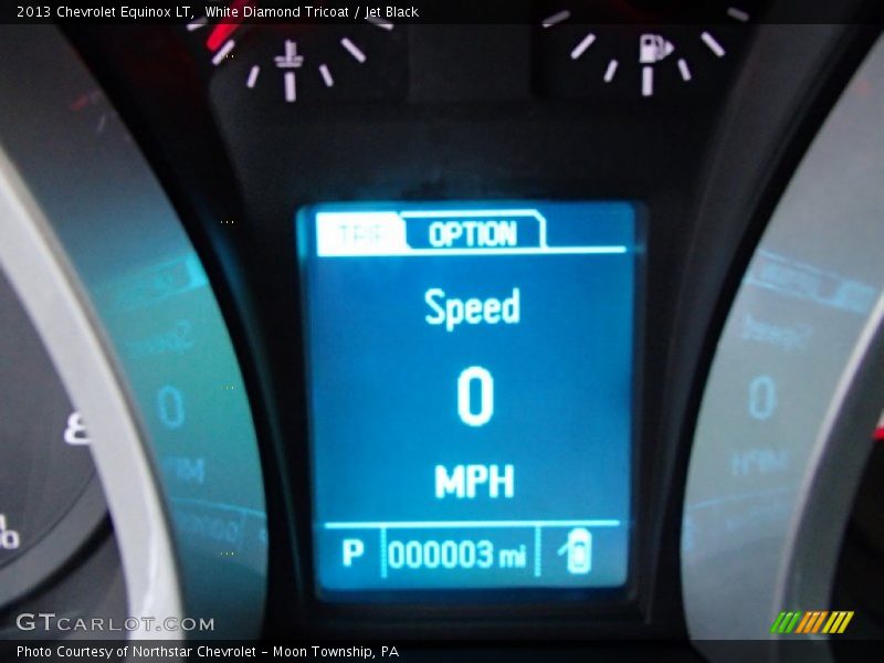 White Diamond Tricoat / Jet Black 2013 Chevrolet Equinox LT
