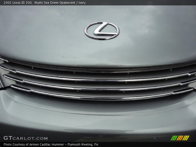 Mystic Sea Green Opalescent / Ivory 2002 Lexus ES 300