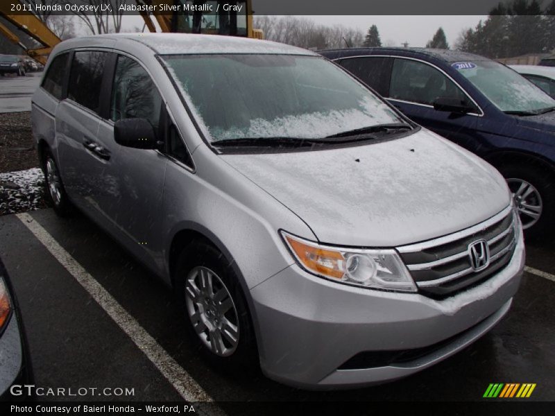 Alabaster Silver Metallic / Gray 2011 Honda Odyssey LX