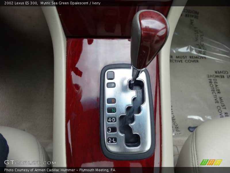 Mystic Sea Green Opalescent / Ivory 2002 Lexus ES 300