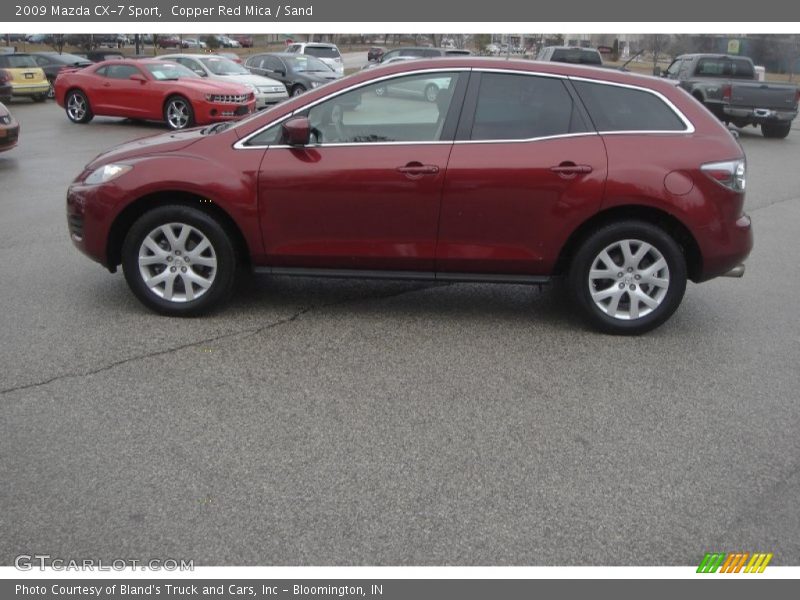 Copper Red Mica / Sand 2009 Mazda CX-7 Sport