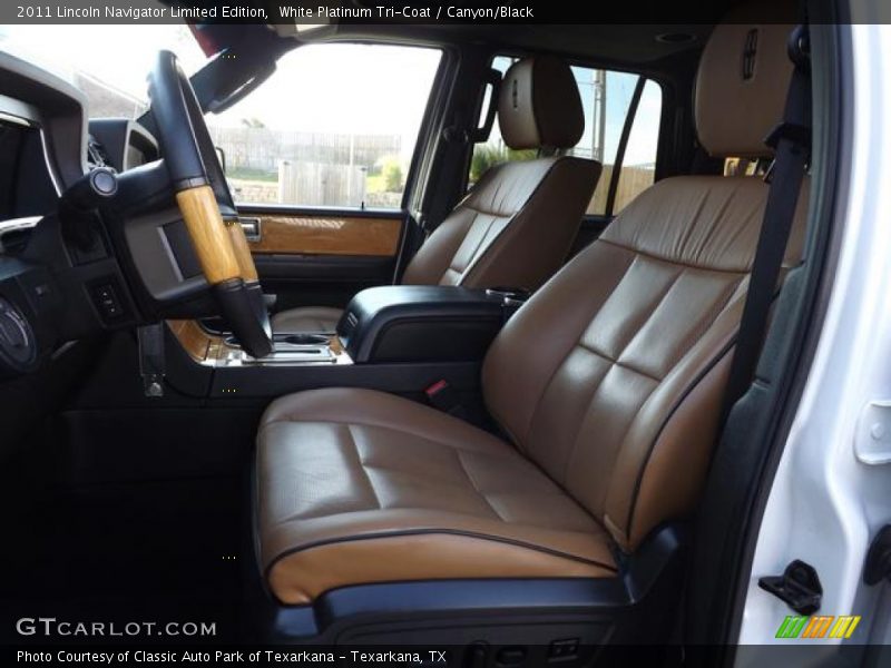 Front Seat of 2011 Navigator Limited Edition