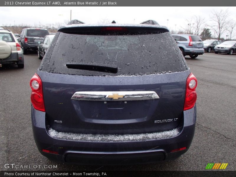 Atlantis Blue Metallic / Jet Black 2013 Chevrolet Equinox LT AWD