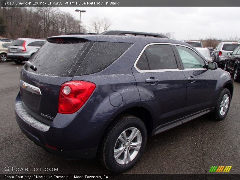 Atlantis Blue Metallic / Jet Black 2013 Chevrolet Equinox LT AWD