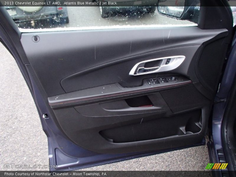 Atlantis Blue Metallic / Jet Black 2013 Chevrolet Equinox LT AWD