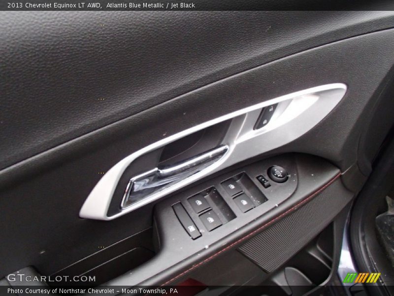 Atlantis Blue Metallic / Jet Black 2013 Chevrolet Equinox LT AWD