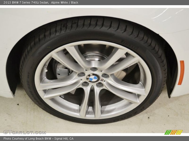 Alpine White / Black 2013 BMW 7 Series 740Li Sedan